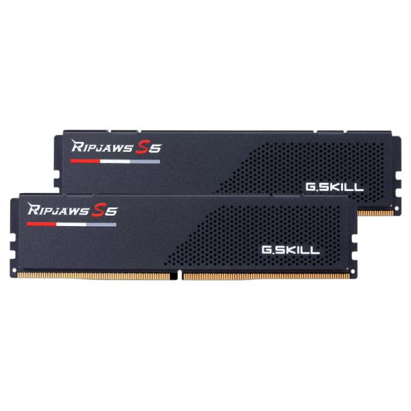 MEMORIA RAM PC 32GB (2X16GB) G.SKILL RIPJAWS S5 DDR5 6000MHZ CL32 1.35V F5-6000J3238F16GX2-RS5K NEGRO
