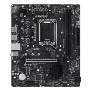 TARJETA MADRE MSI PRO H610M-S LGA1700 MICRO-ATX DDR5 911-7E44-021 NEGRO