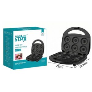 MAQUINA PARA DONAS WINNING STAR ST-2123 750W SMZJ-737-WST-110V-13868 NEGRO