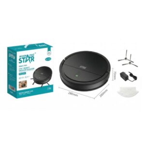 ROBOT ASPIRADORA WINNING STAR ST-2241 2 EN 1 11W SDJ-1055-WST-110V-17137 NEGRO