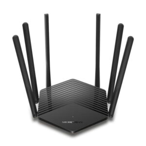 ROUTER MERCUSYS MR50G DUAL BAND 2.4/5 GHZ 1900 MBPS WIFI 5 PUERTOS WAN / LAN NEGRO