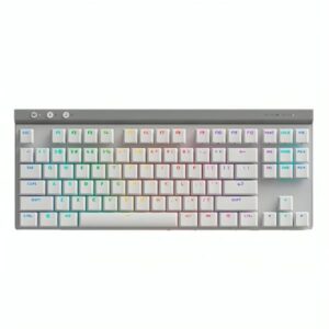 TECLADO GAMING RGB LOGITECH G515 LIGHTSPEED TKL MECÁNICO INALÁMBRICO BLUETOOTH INGLÉS 920-012535 BLANCO