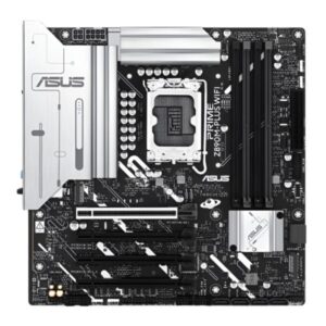TARJETA MADRE ASUS PRIME Z890M-PLUS WIFI LGA1851 M-ATX DDR5 90MB1J80-M0EAY0 NEGRO / BLANCO