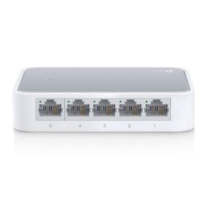 SWITCH TP LINK TL-SF1005D 5 PUERTOS FAST ETHERNET 10/100 MBPS NO ADMINISTRABLE BLANCO