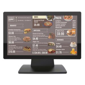 MONITOR DE PUNTO DE VENTA NOVA LM15S3XP001C 15.6" 1920X1080 PANEL SHARP TACTIL CAPACITIVO 10 PUNTOS VGA+HDMI+USB BASE PLEGABLE NEGRO
